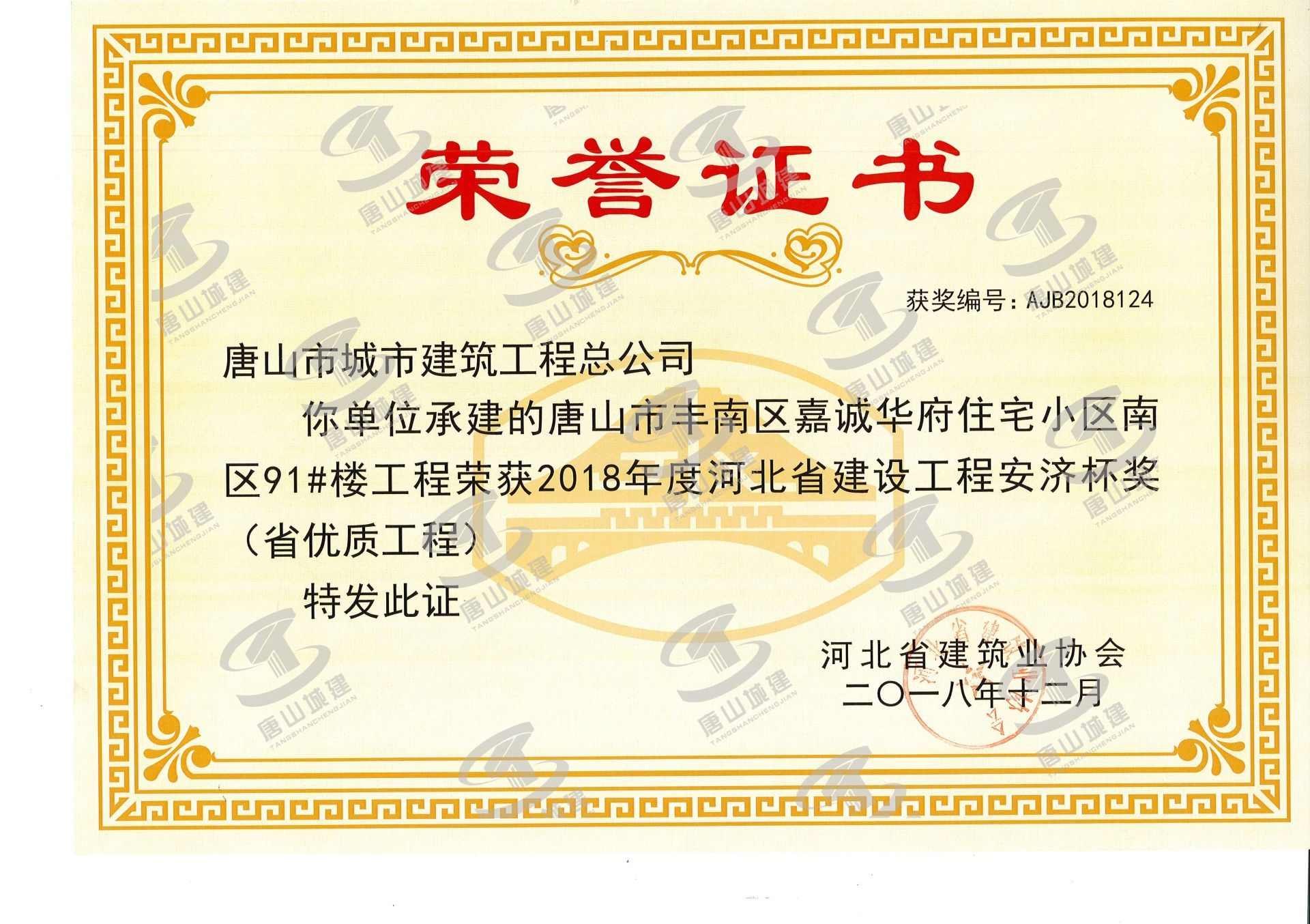 2018年安济杯--嘉城南区91#楼