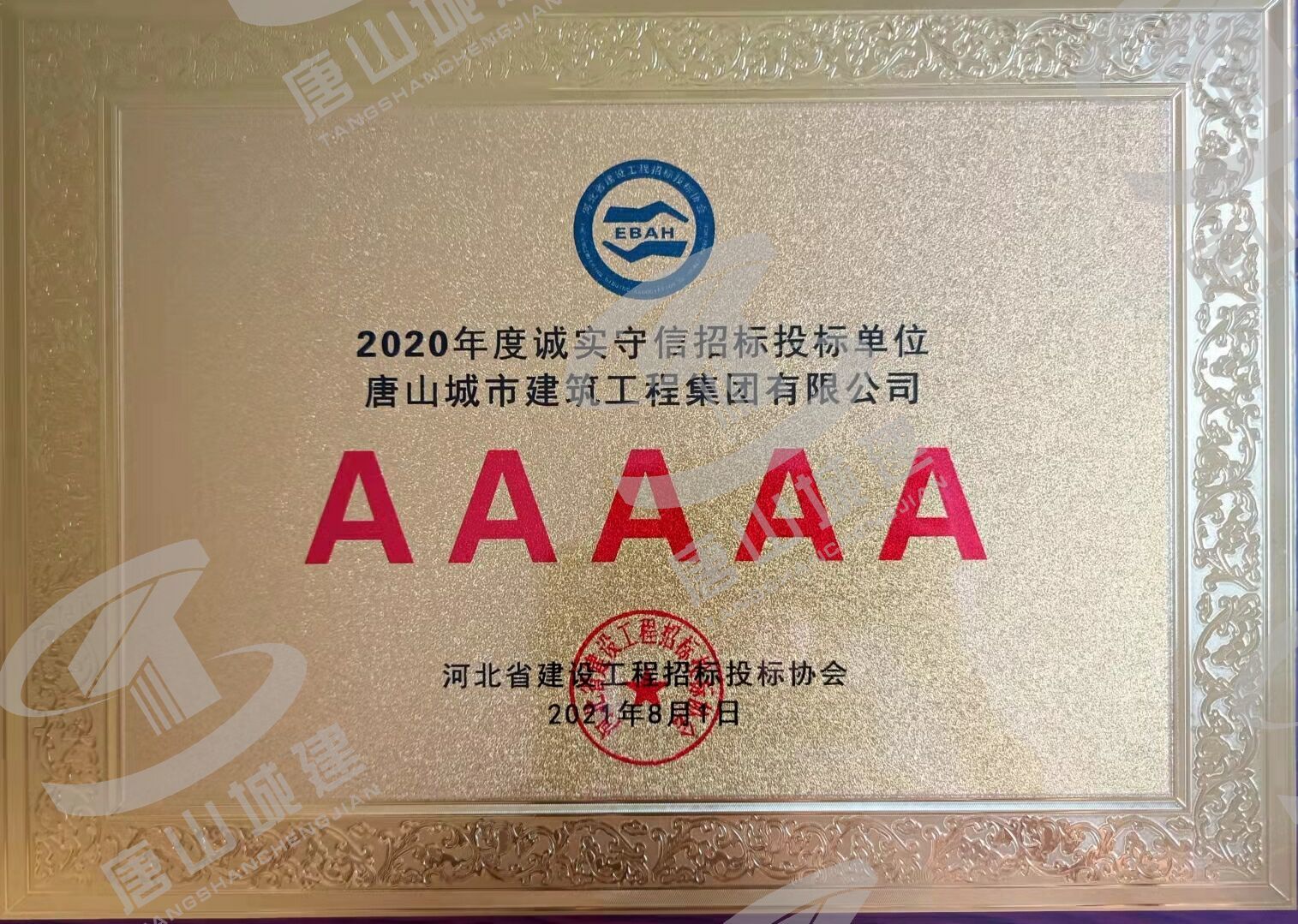 2020年度诚实守信招标投标单位