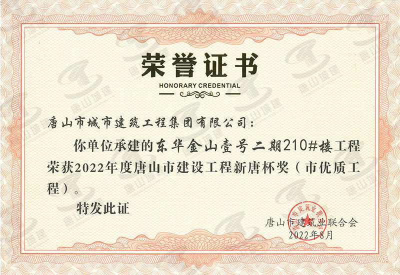 2022东华金山壹号二期210#楼